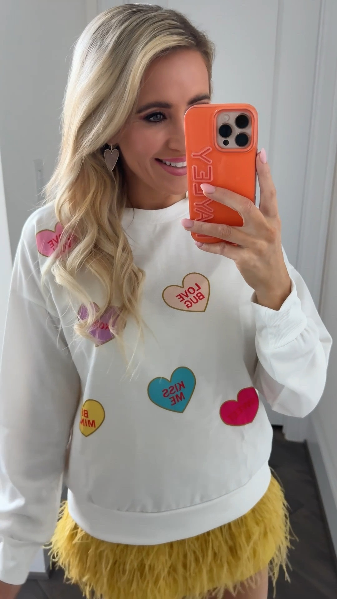 Found another cute Valentine’s Day sweatshirt on Amazon. This one runs slightly small so size up for a looser fit. 

Feather skirt and cowboy boots are also linked  

#LTKootd #LTKFindsUnder50 #LTKSeasonal