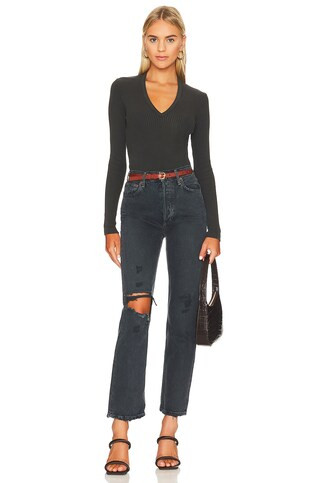 AGOLDE 90's Pinch Waist Straight in Pursuit from Revolve.com | Revolve Clothing (Global)