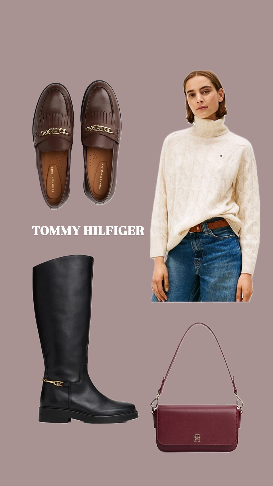 A few favourite picks from Tommy Hilfiger 🍁
Loafers, brown loafers, riding boots, black knee-high boots, black boots, black walking boots, oversize jumper, oversize sweater, cream sweater, burgundy bag, pouch bag, autumn picks

#LTKuk #LTKFashionMonth #LTKautumn