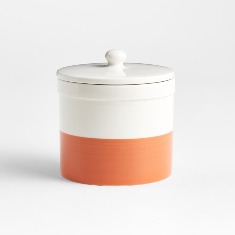 Maeve Small Dipped Canister + Reviews | Crate & Barrel | Crate & Barrel
