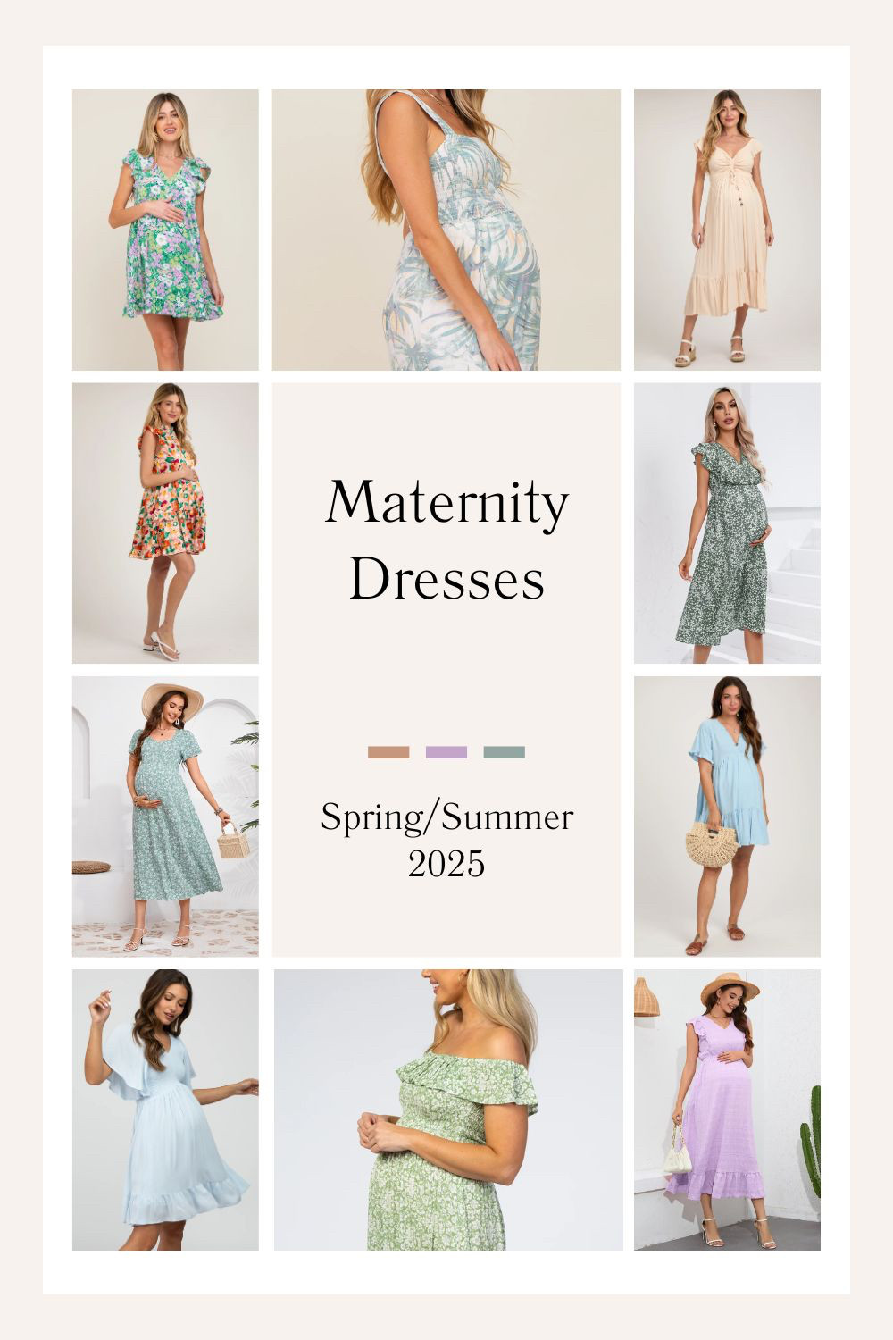 Embrace the season with pregnancy dresses in vibrant hues and charming floral motifs, perfect for spring and summer 2025. 

 #LTKFindsUnder100 #LTKBaby #LTKBump