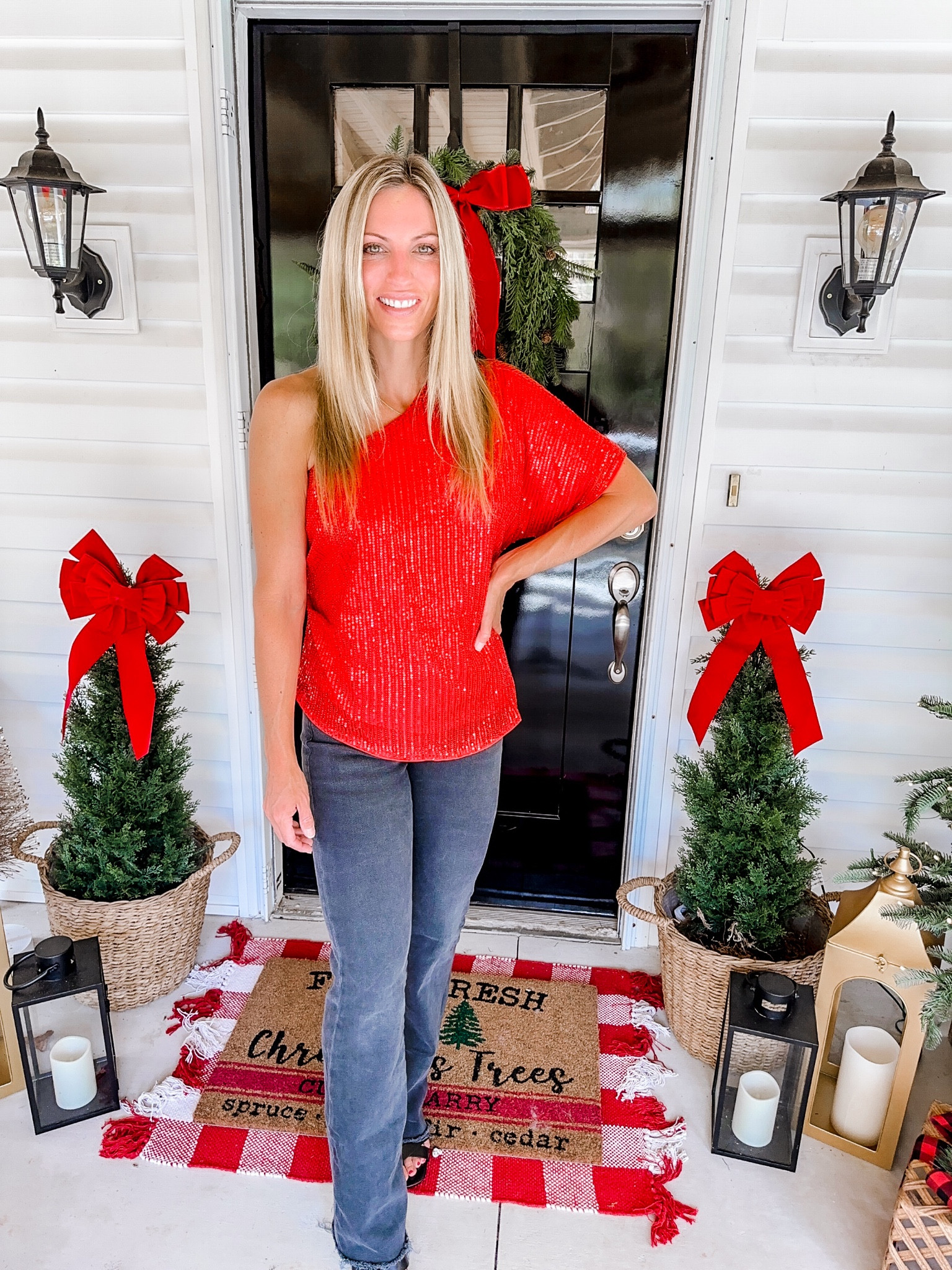 Holiday outfits , amazon fashion , amazon tops , holiday fashion 

#LTKSeasonal #LTKfindsunder50 #LTKsalealert