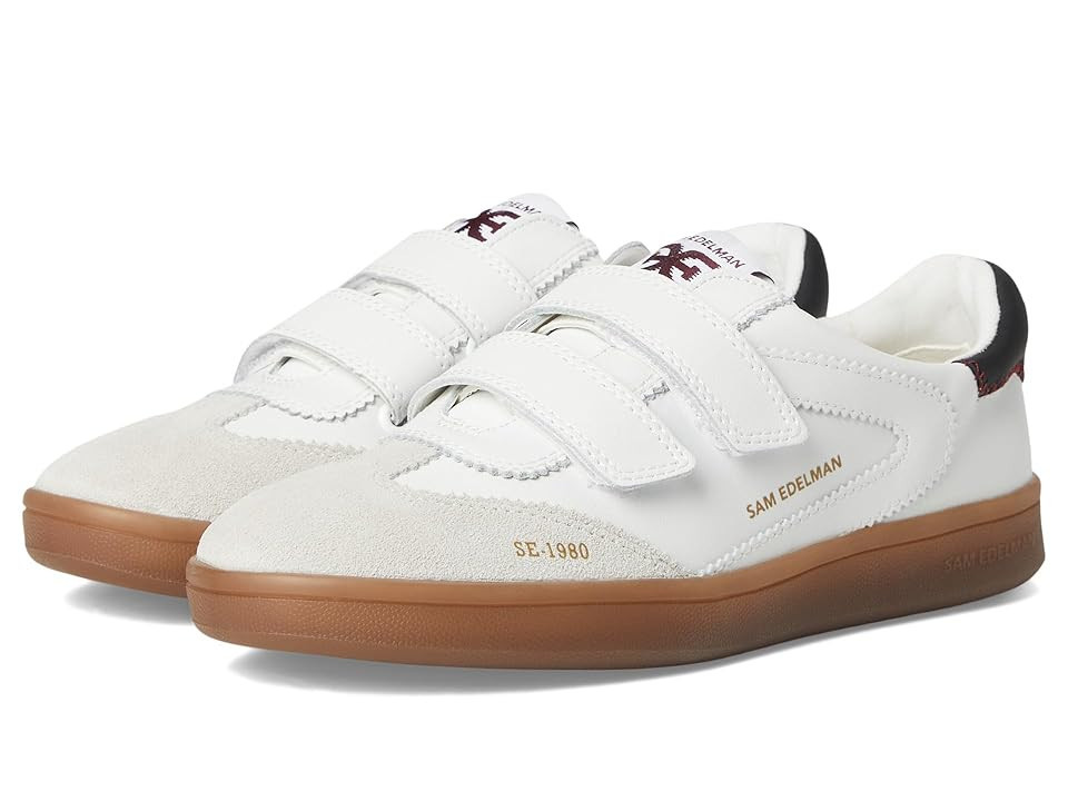 Sam Edelman Talia Women's Shoes Bright White/Black : 6.5 M, Leather/Synthetic | Zappos