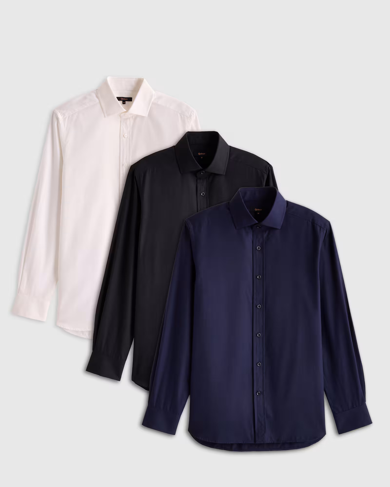 Organic Cotton Cashmere Dress Shirt 3 Pack Bundle | Quince