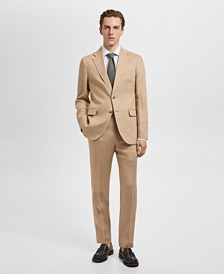Men's Linen Slim-Fit Suit Blazer | Macy's