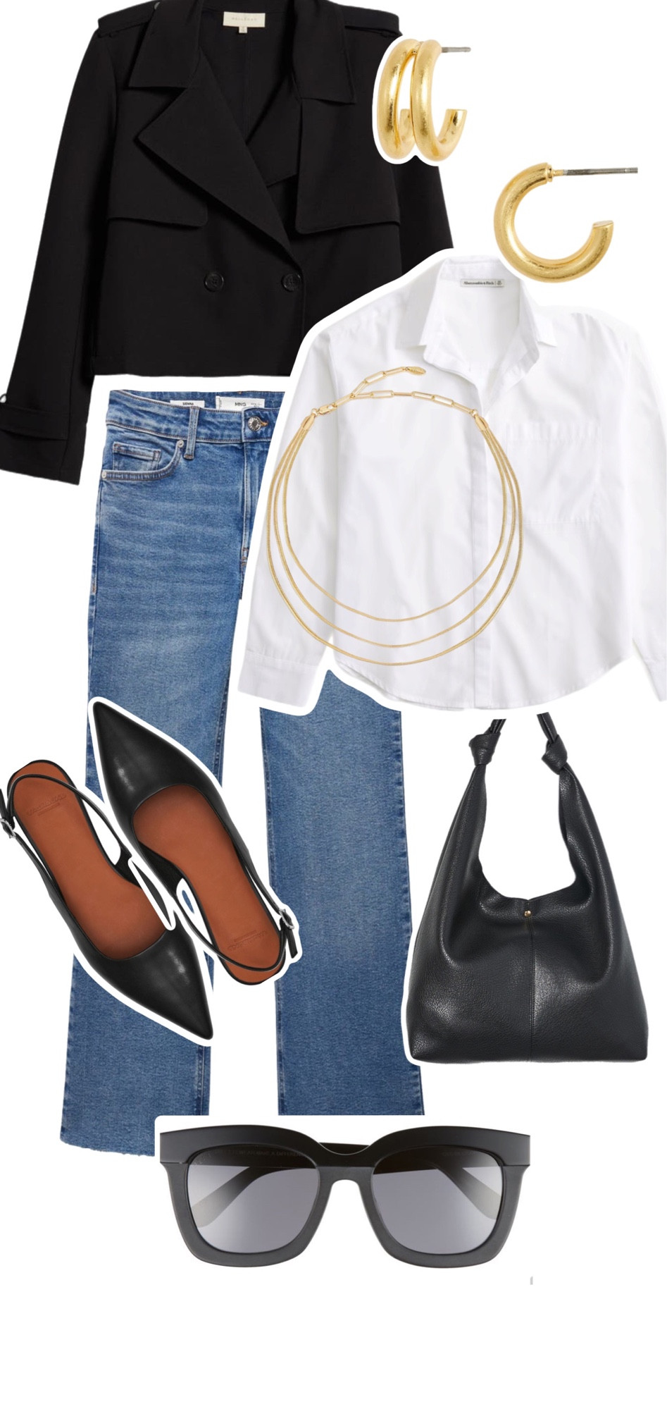 The perfect outfit 🥰

Casual 
Denim 
Sling backs 
Flats 
Cropped blazer 

#LTKover40 #LTKSeasonal #LTKstyletip