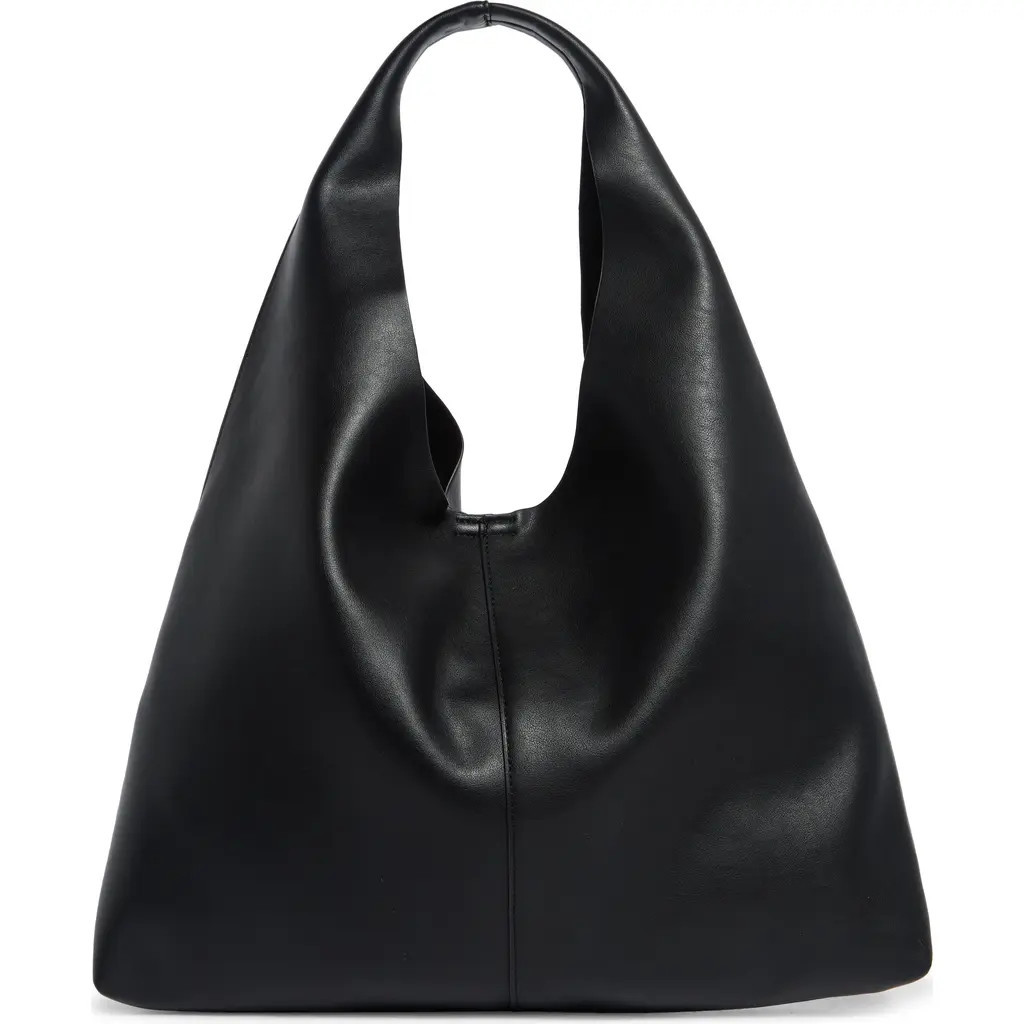 BCBG Triangle Hobo Bag in Black at Nordstrom Rack | Nordstrom Rack