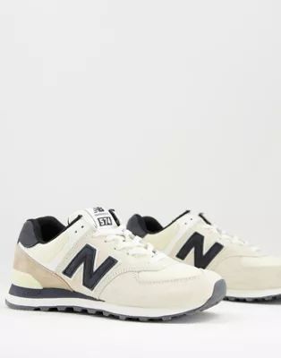 New Balance 574 trainers in beige | ASOS (Global)