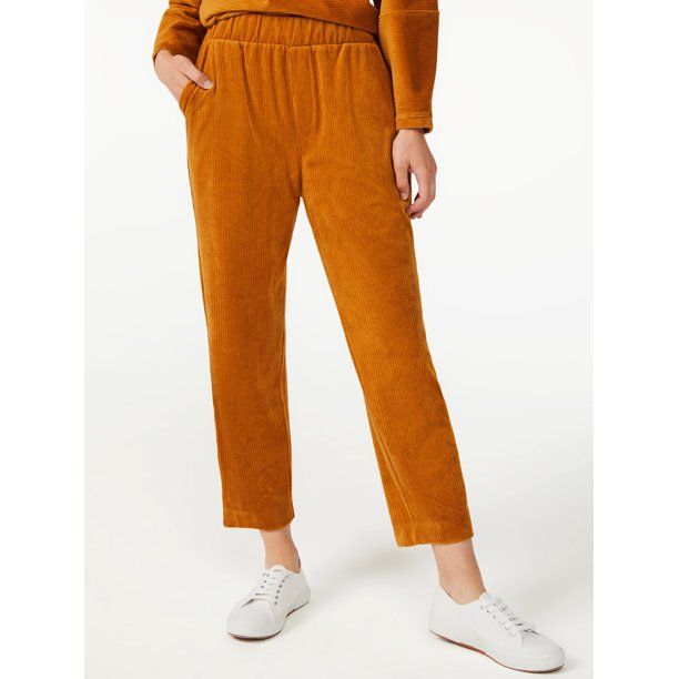 Free Assembly Women's Pull-On Corduroy Pants - Walmart.com | Walmart (US)