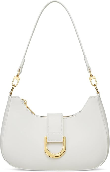 KKXIU Small Shoulder Bag for Women - Crescent Bag Small Purses for Women Trendy Vegan Leather Pur... | Amazon (US)