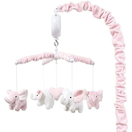 Lambs & Ivy Magic Unicorn White/Pink Musical Baby Crib Mobile Soother Toy | Amazon (US)