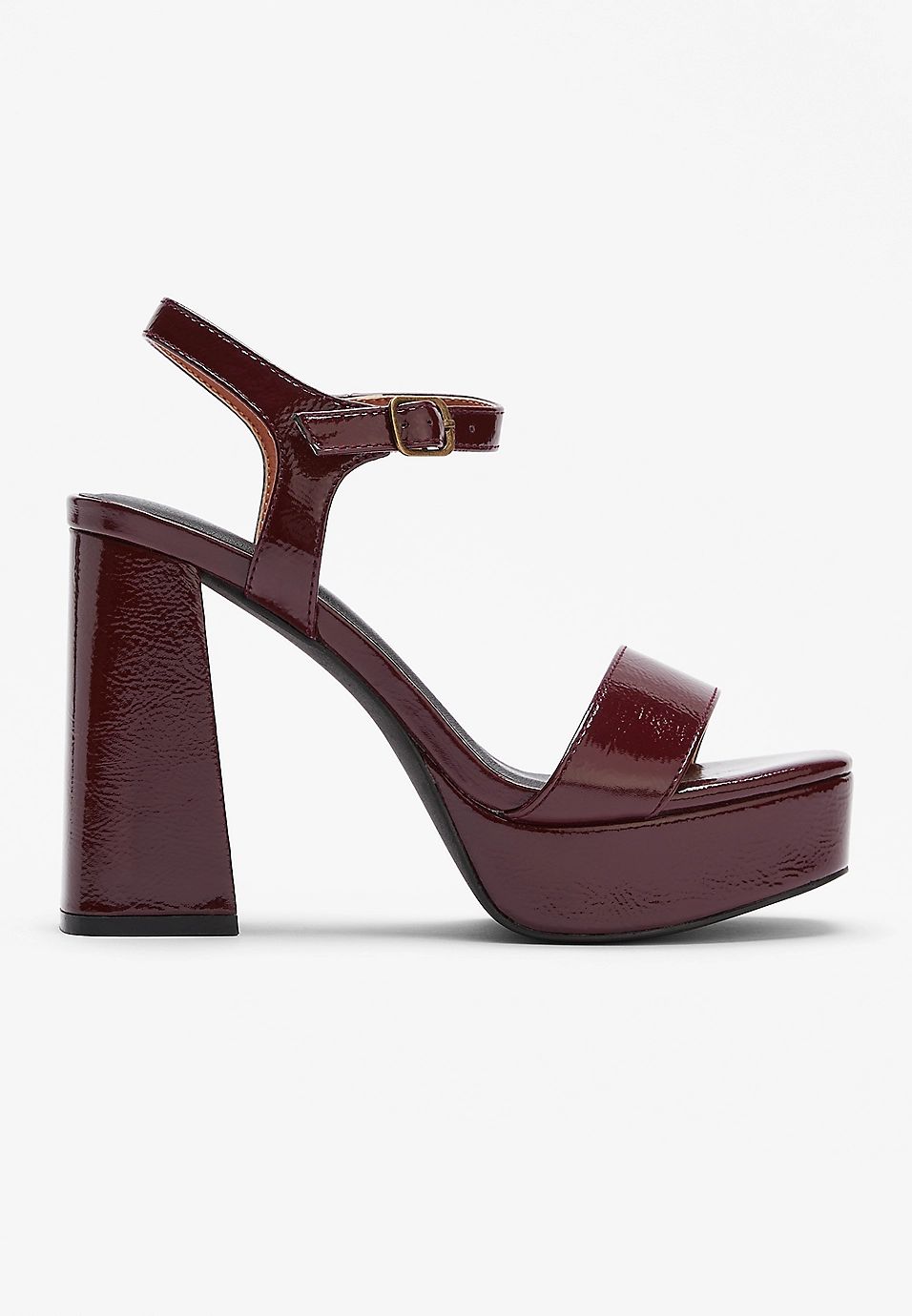 Ideal Heel Tegan Patent Platform Heel | Maurices