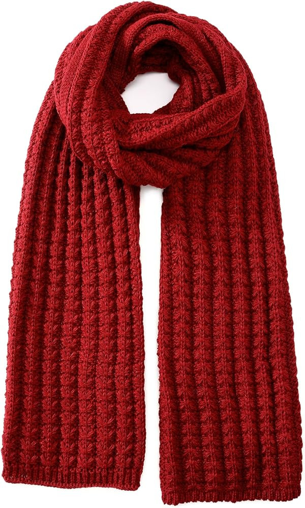 Tavaleu Winter Scarf for Women, Warm Long Cable Knit Scarf, Wrap Chunky Soft Winter Scarves for W... | Amazon (US)