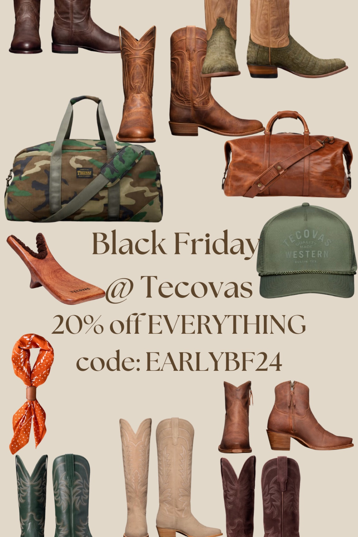 Tecovas 20% site wide!

#LTKGiftGuide #LTKSeasonal #LTKSaleAlert