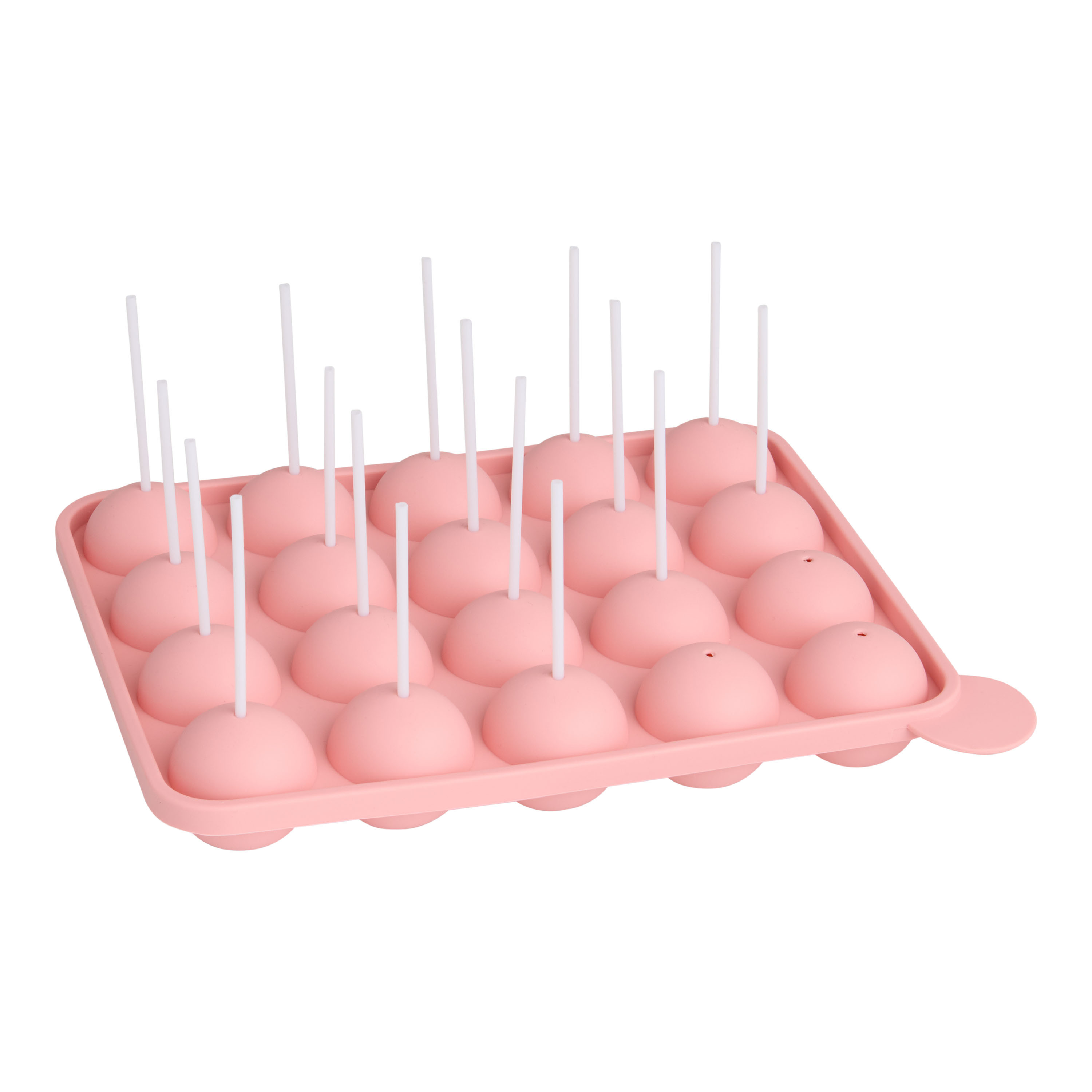 Blush Silicone 20c Cake Pop Baking Mold with Sticks | World Market