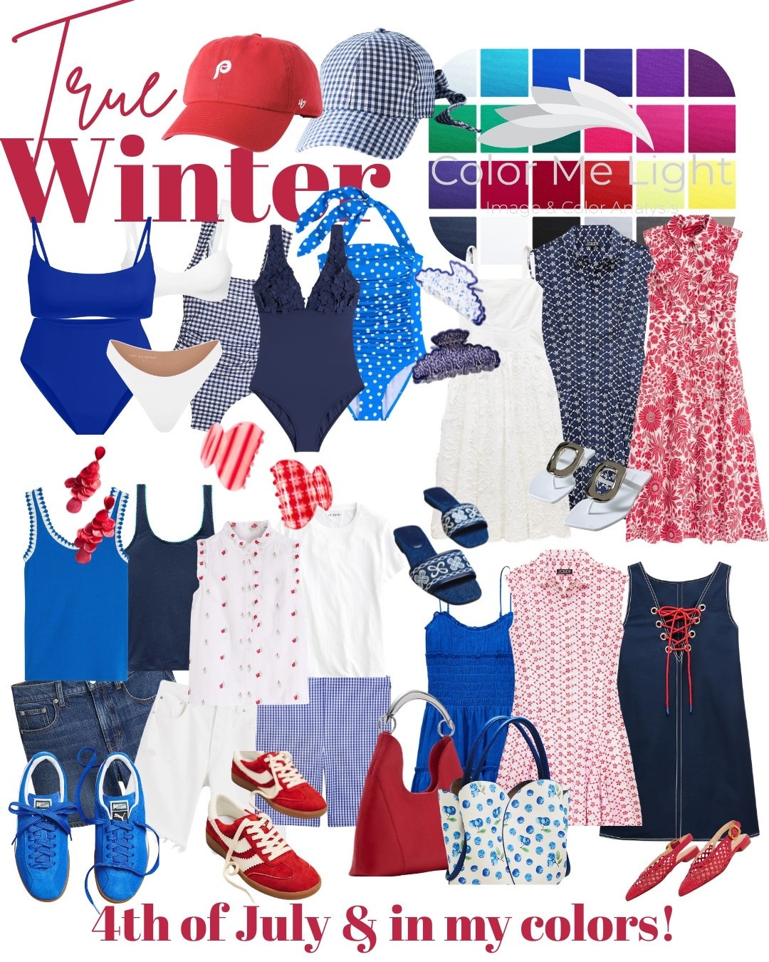 True Winter & 4th of July! #coloranalysis