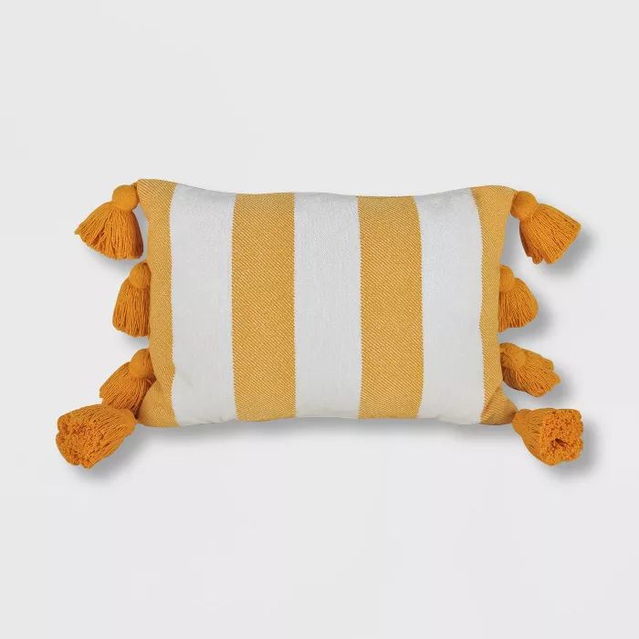 Lumbar Chenille Striped Throw Pillow​ - Opalhouse™ | Target
