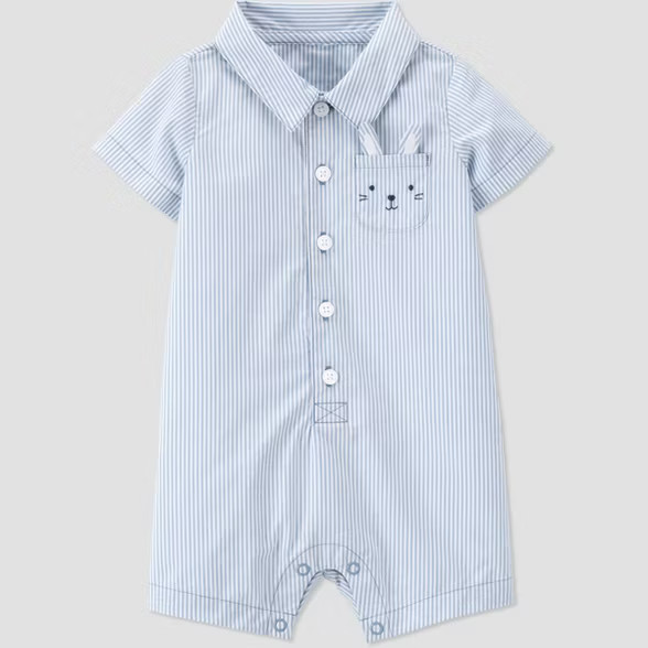 Baby Boys' Bunny Romper - Just One You® made by carter's Blue | Target