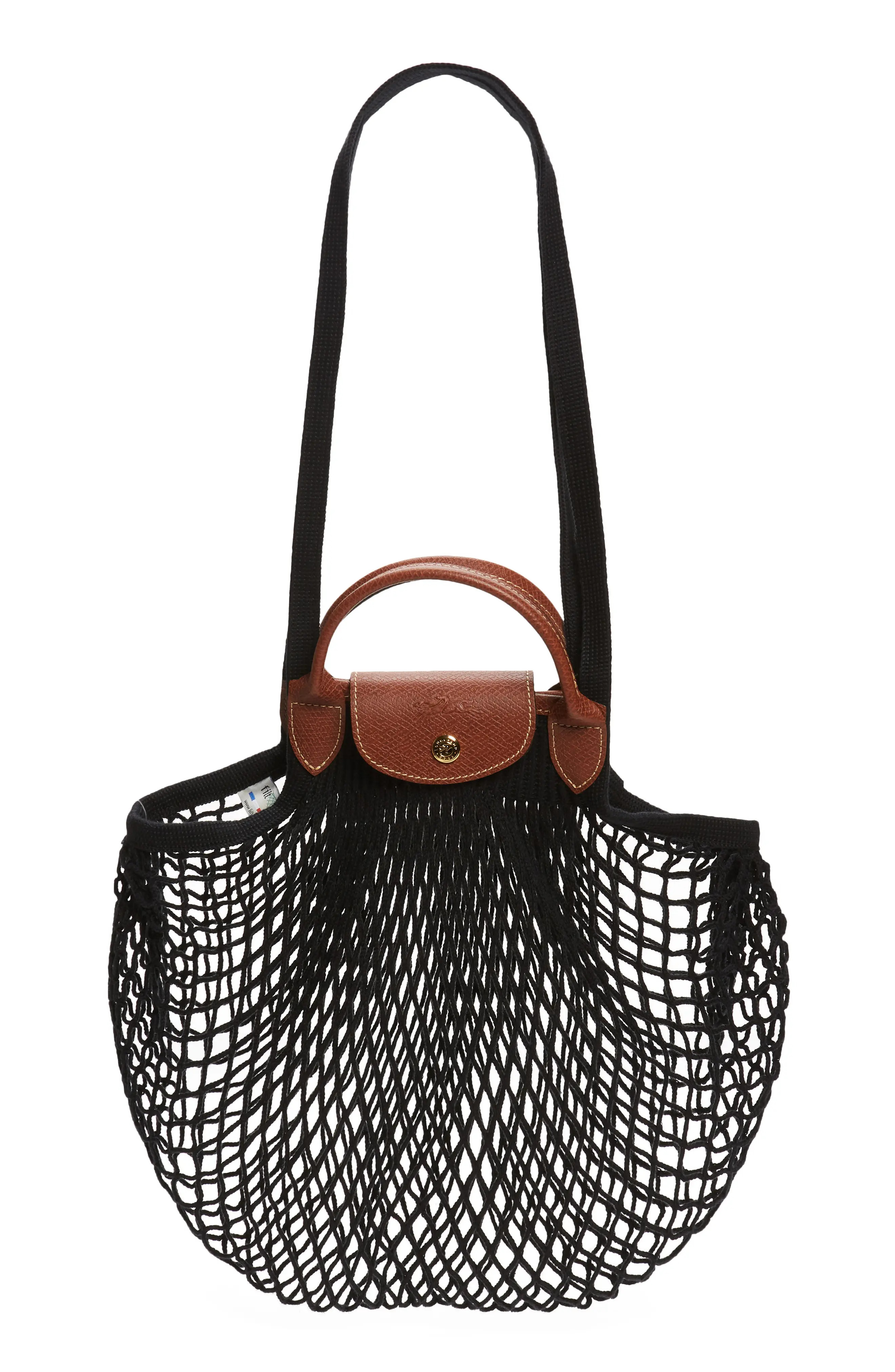 Longchamp Le Pliage Filet Knit Shoulder Bag (Women) | Nordstrom | Nordstrom