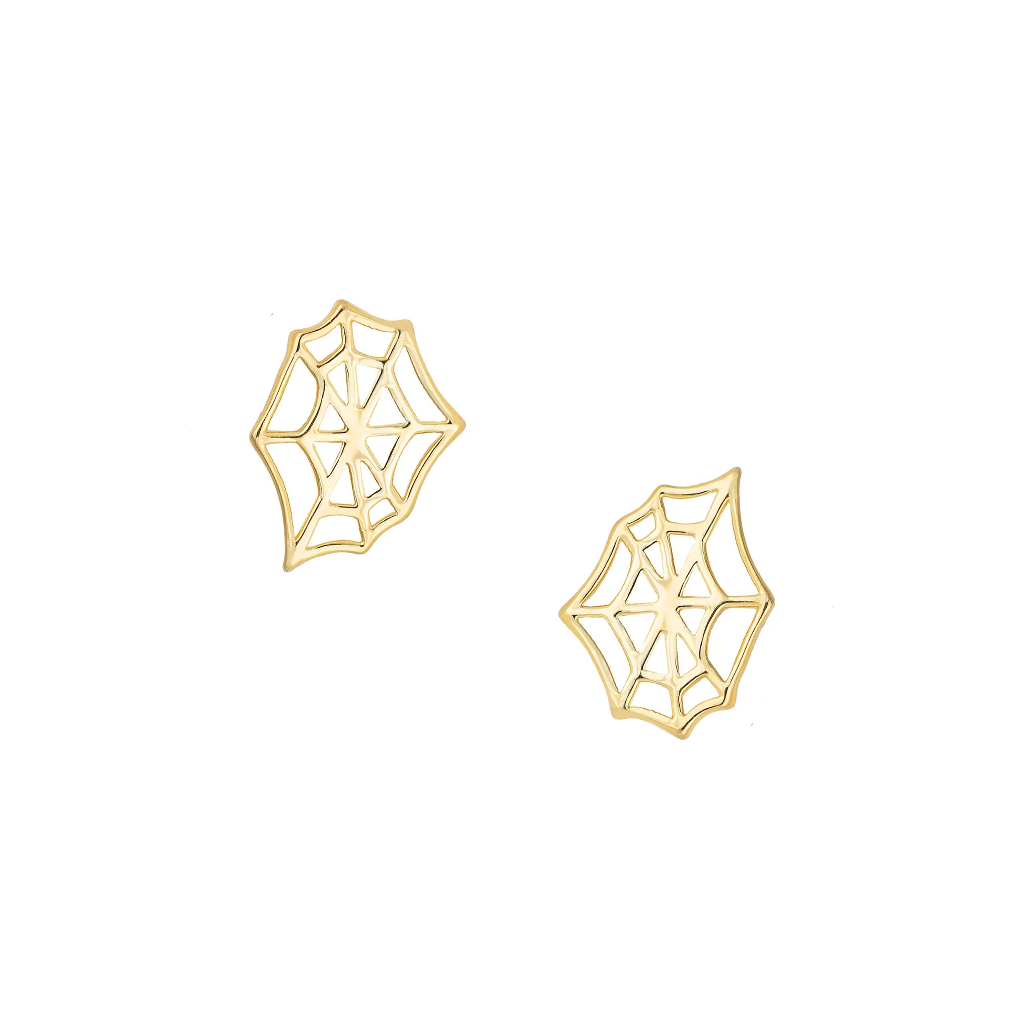 Little Rooms Spiderweb Stud Earrings | Little Rooms