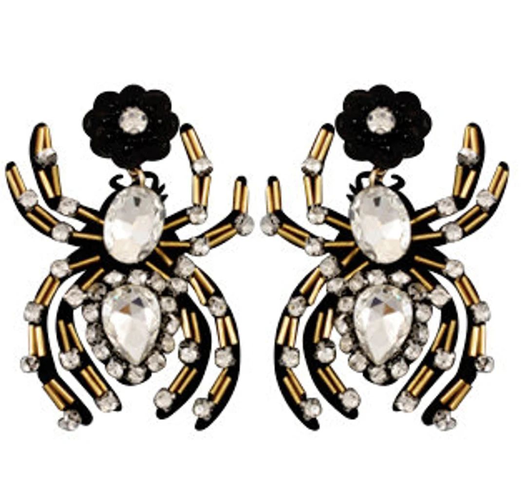 NEW Statement Earrings Spider Earrings Rhinestone Spider - Etsy | Etsy (US)