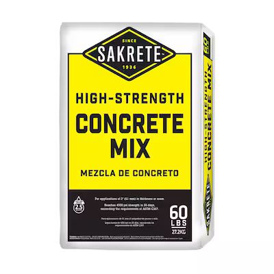 Sakrete 60-lb High Strength Concrete Mix | Lowe's