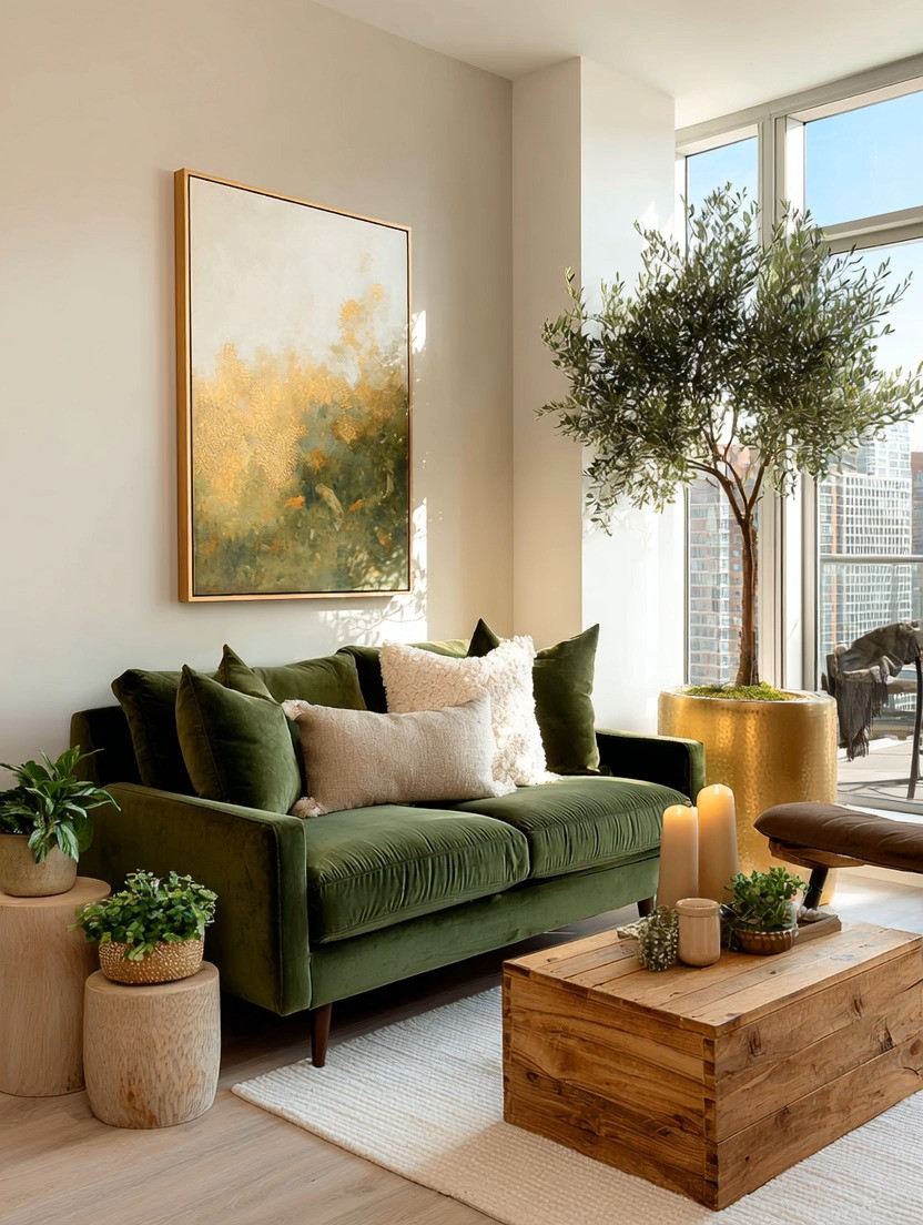 If choosing a sofa color feels overwhelming… go green.

It’s one of the easiest ways to create a space that feels grounded, calm, and effortlessly elevated—especially in a modern city home filled with natural light.

Whether you choose:

• Soft sage for a light, airy feel
• Rich emerald for depth and elegance
• Or a fresh grass green for a more natural vibe

Green works.

Paired with a wooden coffee table, it creates that perfect balance—warm, organic, and visually calming.

Add a few plants around the space, and suddenly everything feels more connected, more intentional… almost like bringing a bit of nature indoors.

It’s simple.
It’s timeless.
And it always works.

Because sometimes the right color does all the design work for you.

Get the look — product linked below. 

 #LTKHome