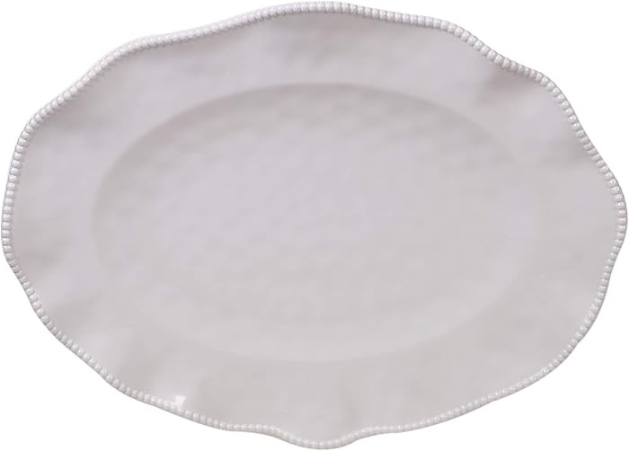 Perlette Cream Oval Platter 18" x 13.5" | Amazon (US)