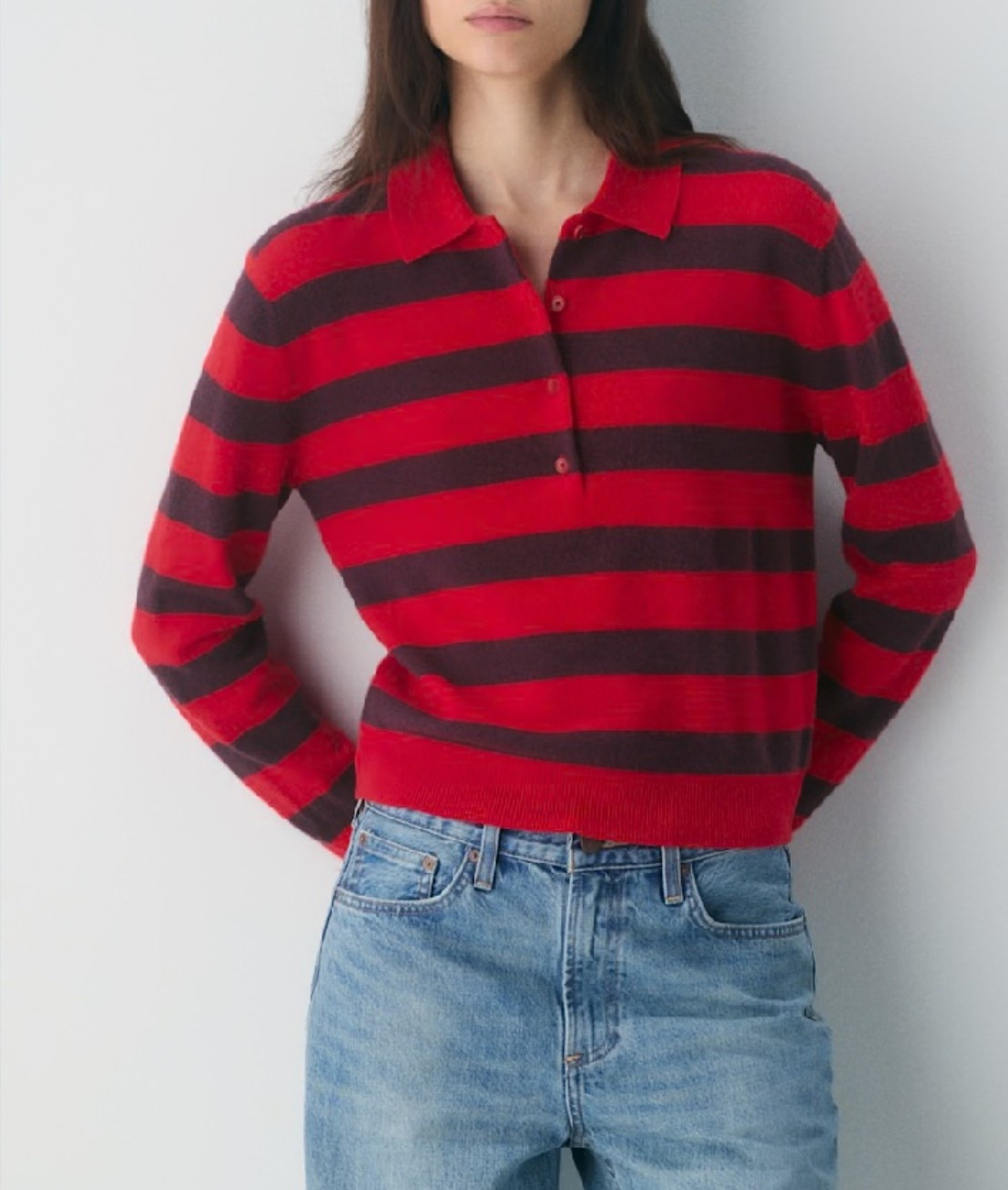Polo sweater
Aritzia Sale! 
Winter sweater 

#LTKSeasonal #LTKSaleAlert