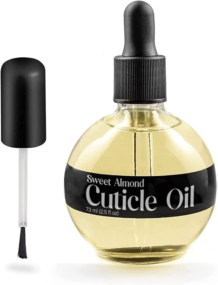 C CARE Sweet Almond Cuticle Oil - Extra Large 2.5 oz bottle - Moisturizes and Strengthens Nails a... | Amazon (US)