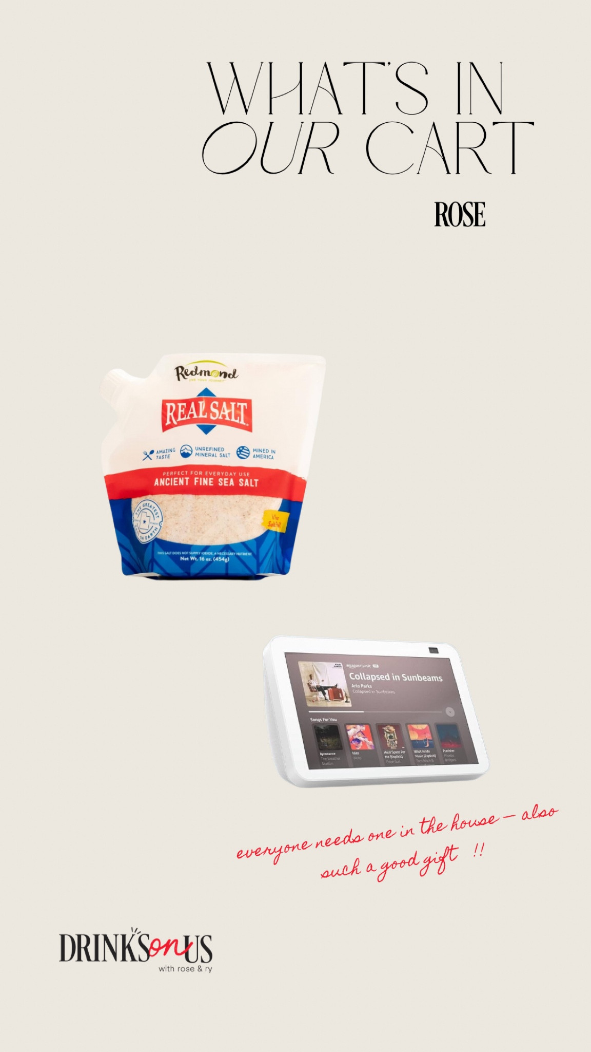 Products mentioned in Episode 57 of Drinks On Us, “Whats In Your Cart?” segment!! 

#LTKHome #LTKFitness #LTKxPrimeDay