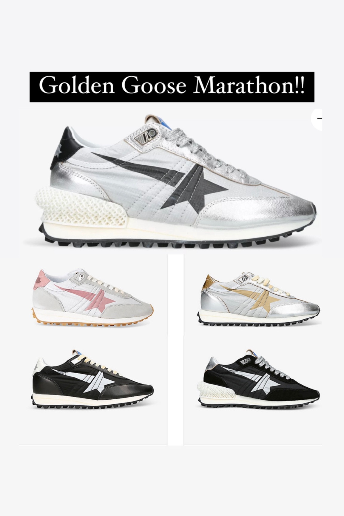New Golden Goose!  Comfortable Marathon. If between sizes, go up.  

#LTKSaleAlert #LTKStyleTip #LTKShoeCrush