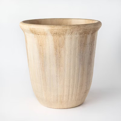 14.75" Terra Cotta Porch Planter Cream - Threshold™ designed with Studio McGee | Target