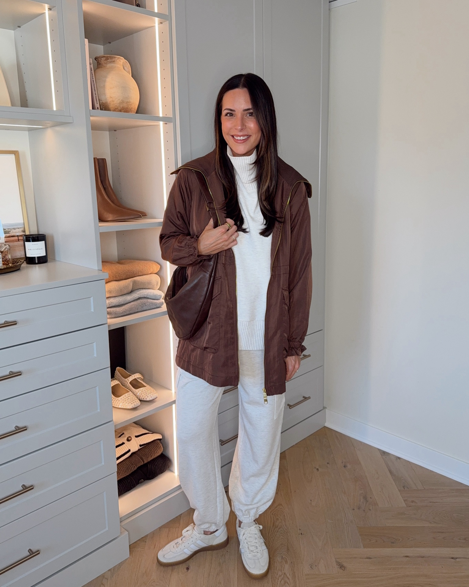 Jacket: true to size (S)
Cowl neck pullover: tts (S)
Cargo joggers: tts (I sized up to a M for my bump) 

Fall pregnancy style / fall outfits / pregnancy style 

#LTKOver40 #LTKTravel #LTKSeasonal