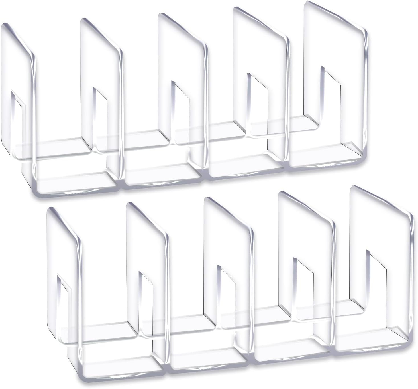 YAGELI Clear Acrylic Desk File Sorter Purse/Handbag Organizer Clutch Divider Mesh Folder Office S... | Amazon (US)