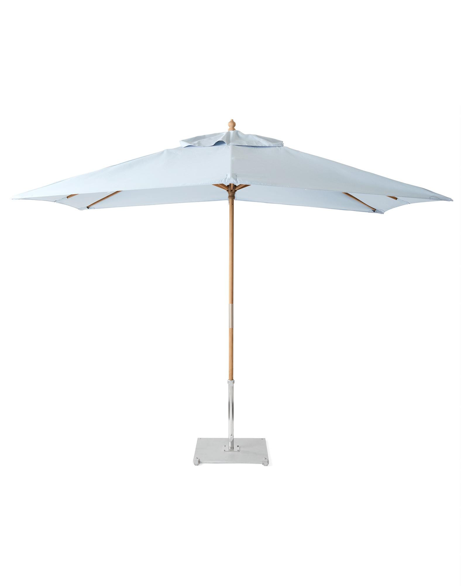 Teak Market Umbrella | Serena and Lily