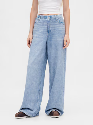 Printed Knit Baggy Jeans | Gap (US)