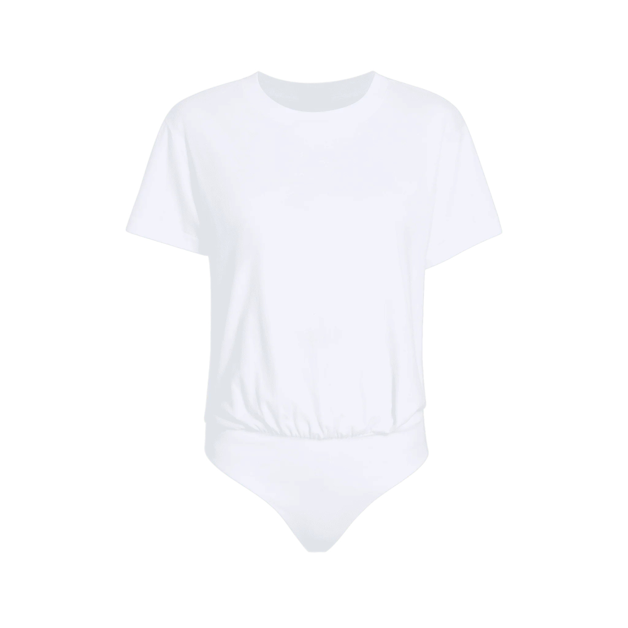 Everyday T-Shirt Bodysuit | White | Nuuds US