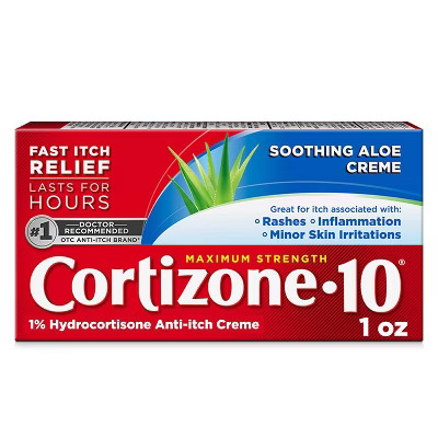 Cortizone-10 Maximum Strength Hydrocortisone Aloe Itch Relief Cream - 1oz | Target
