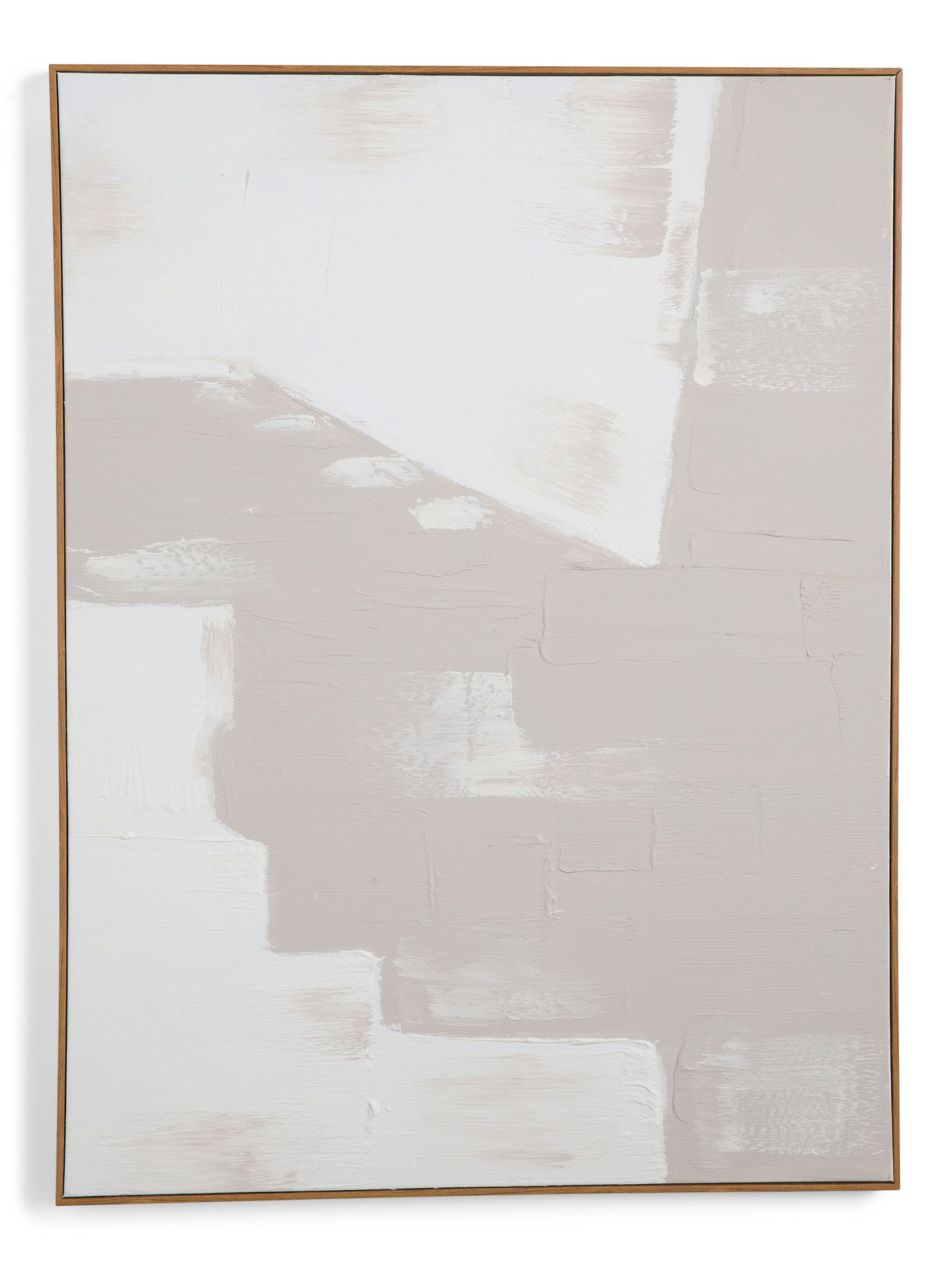 30x40 White On Grey Abstract Wall Art | TJ Maxx