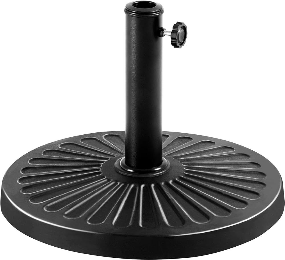 Yaheetech 17.5'' Antiqued Patio Umbrella Base 22-lbs Outdoor Heavy Duty Round All-Weather Umbrell... | Amazon (US)