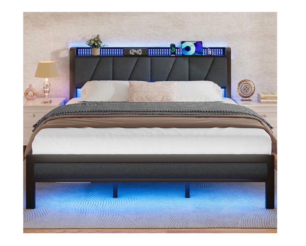 LED light bed frame 

#LTKHome #LTKHoliday