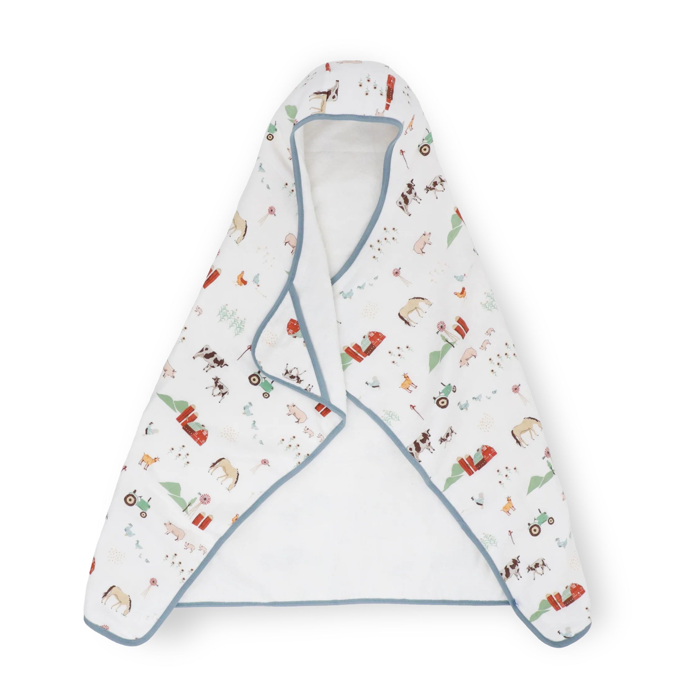 Toddler Hooded Towel - Farmyard | Little Unicorn