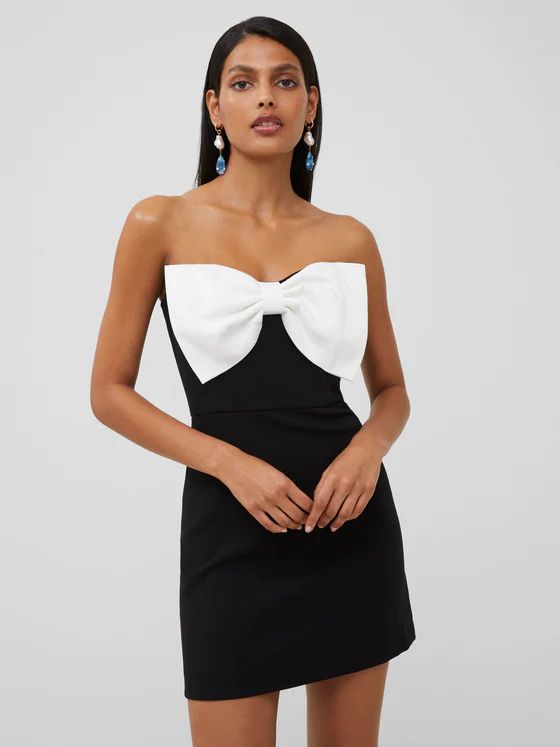 Whisper Bow Strappy Mini Dress | French Connection (US)