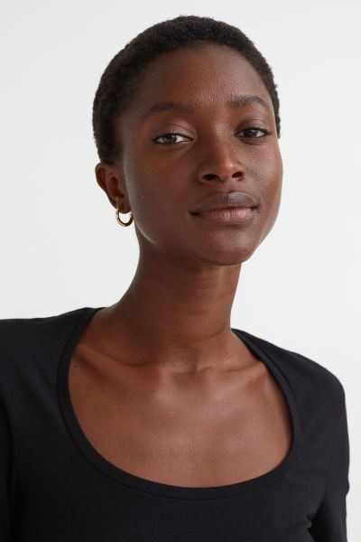 Long-sleeved Jersey Top | H&M (US + CA)