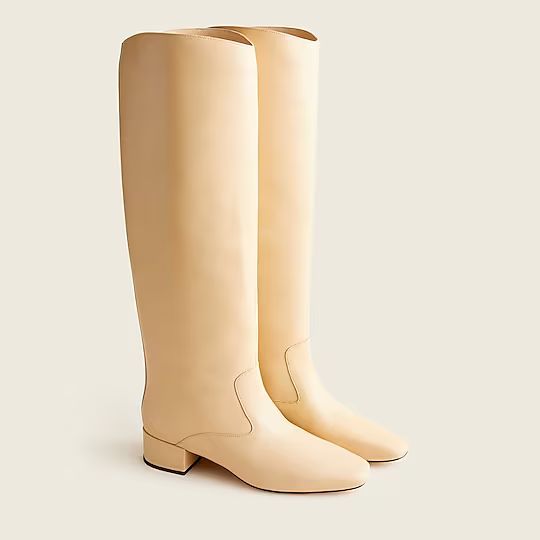 Roxie knee-high boots in leather | J.Crew US