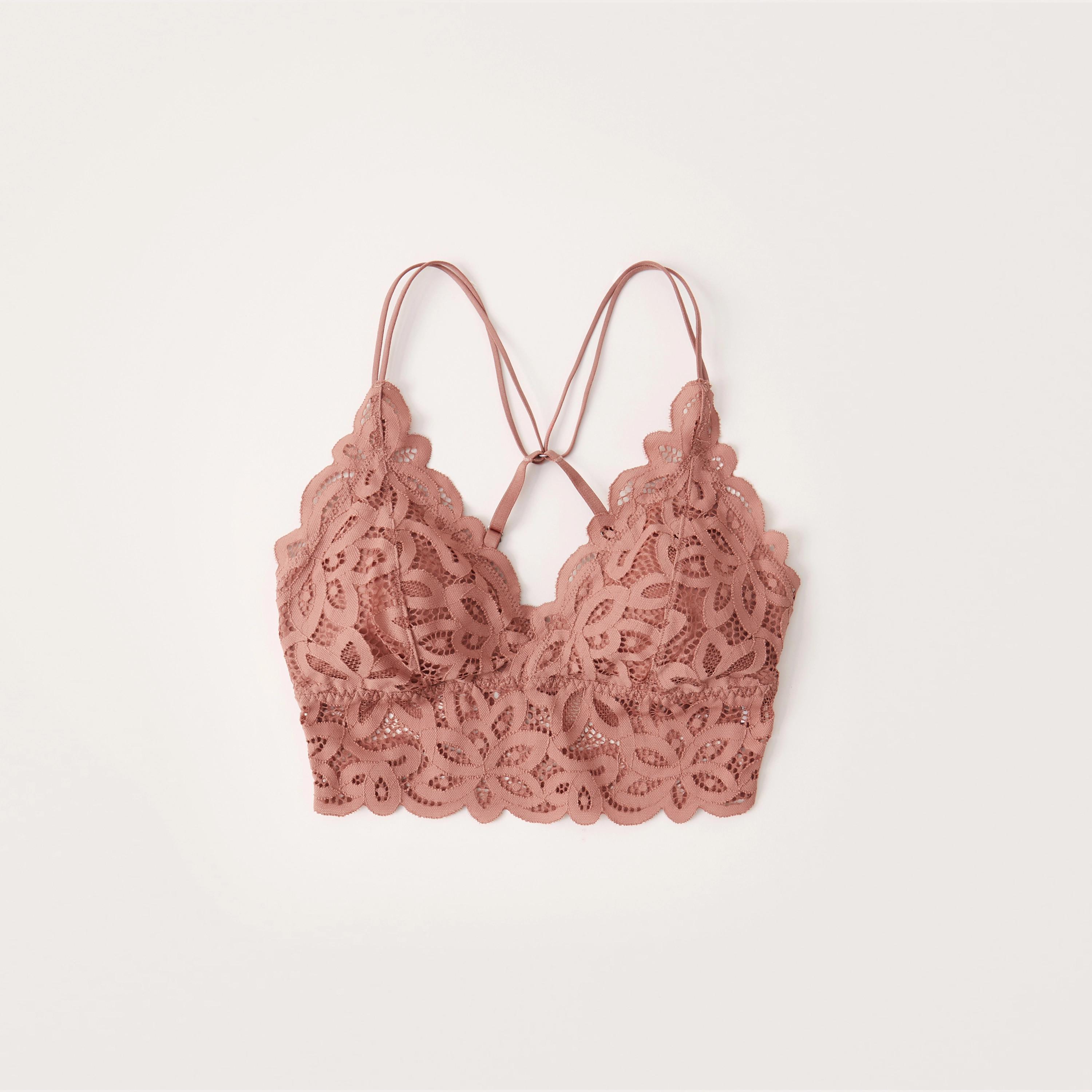 Lace Longline Bralette | Abercrombie & Fitch (US)