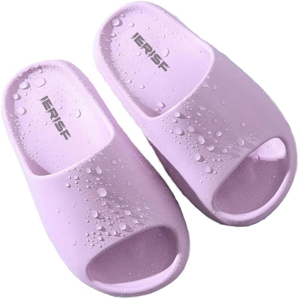ierisf Kids EVA Non-Slip Cloud Slippers Open Toe Comfy Soft Lightweight Sandals for Toddler Boys Gir | Amazon (US)