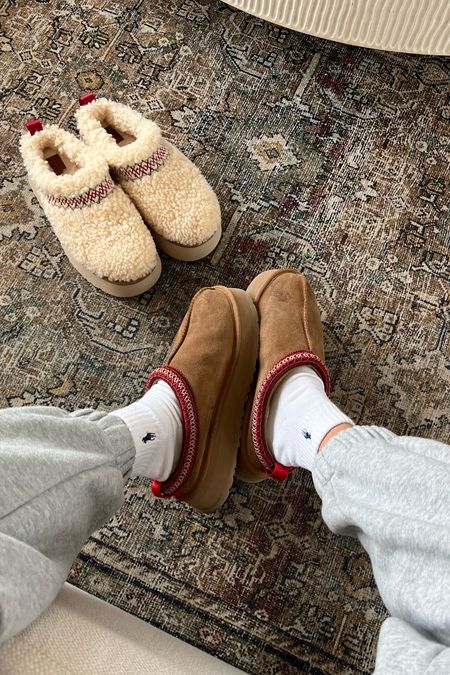 Size up in the Tazz uggs, they run small. - fall staple! 

fuzzy uggs, new fall ugg, tazman slippers, tazz slippers, cream uggs, teddy ugg colors, fall shoes, fall trends 

#LTKSeasonal #LTKshoecrush #LTKFind