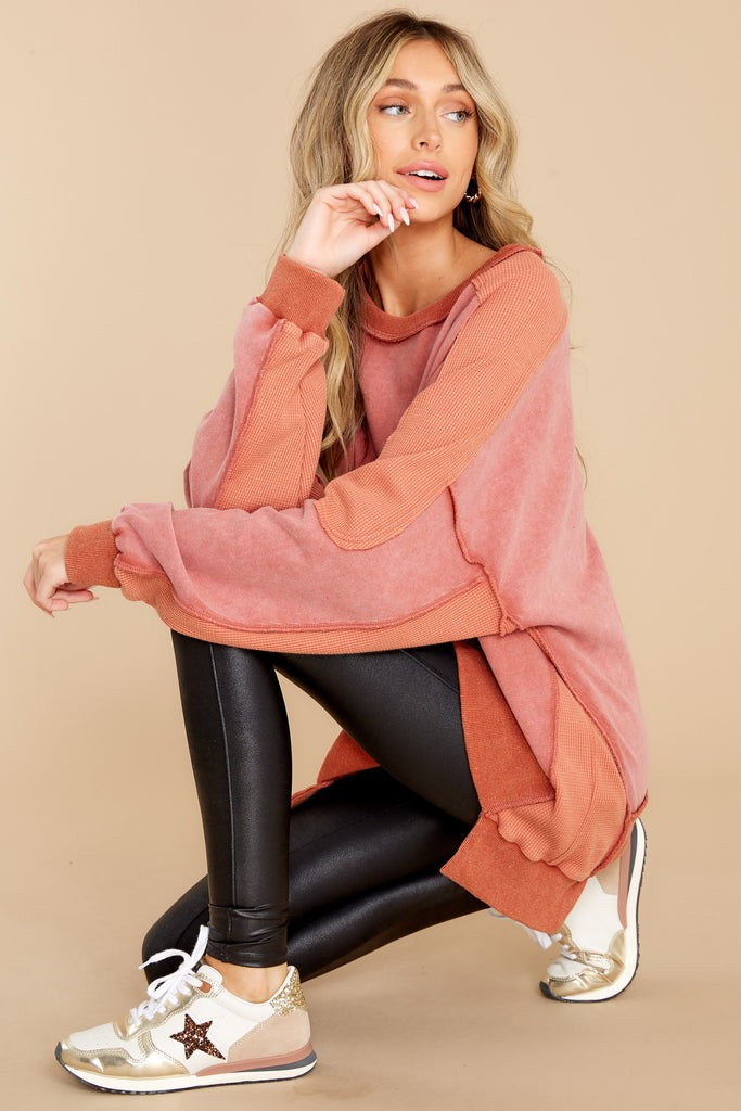 I Can Explain Light Rust Sweatshirt | Red Dress 